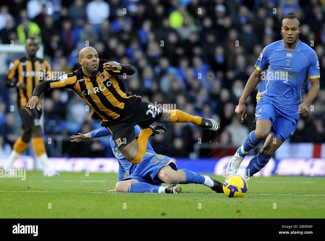 Fußball - Barclays Premier League - Portsmouth V Hull City - Fratton Park Stockfoto