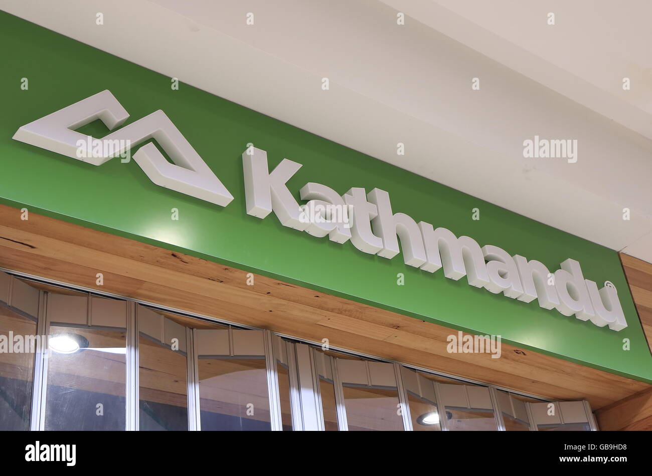 Kathmandu-Fashion-Marke. Stockfoto