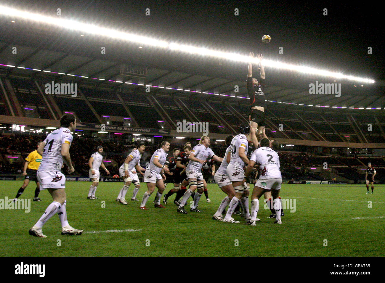 Rugby-Union - Magners League - Edinburgh V Fischadler - Murrayfield Stockfoto