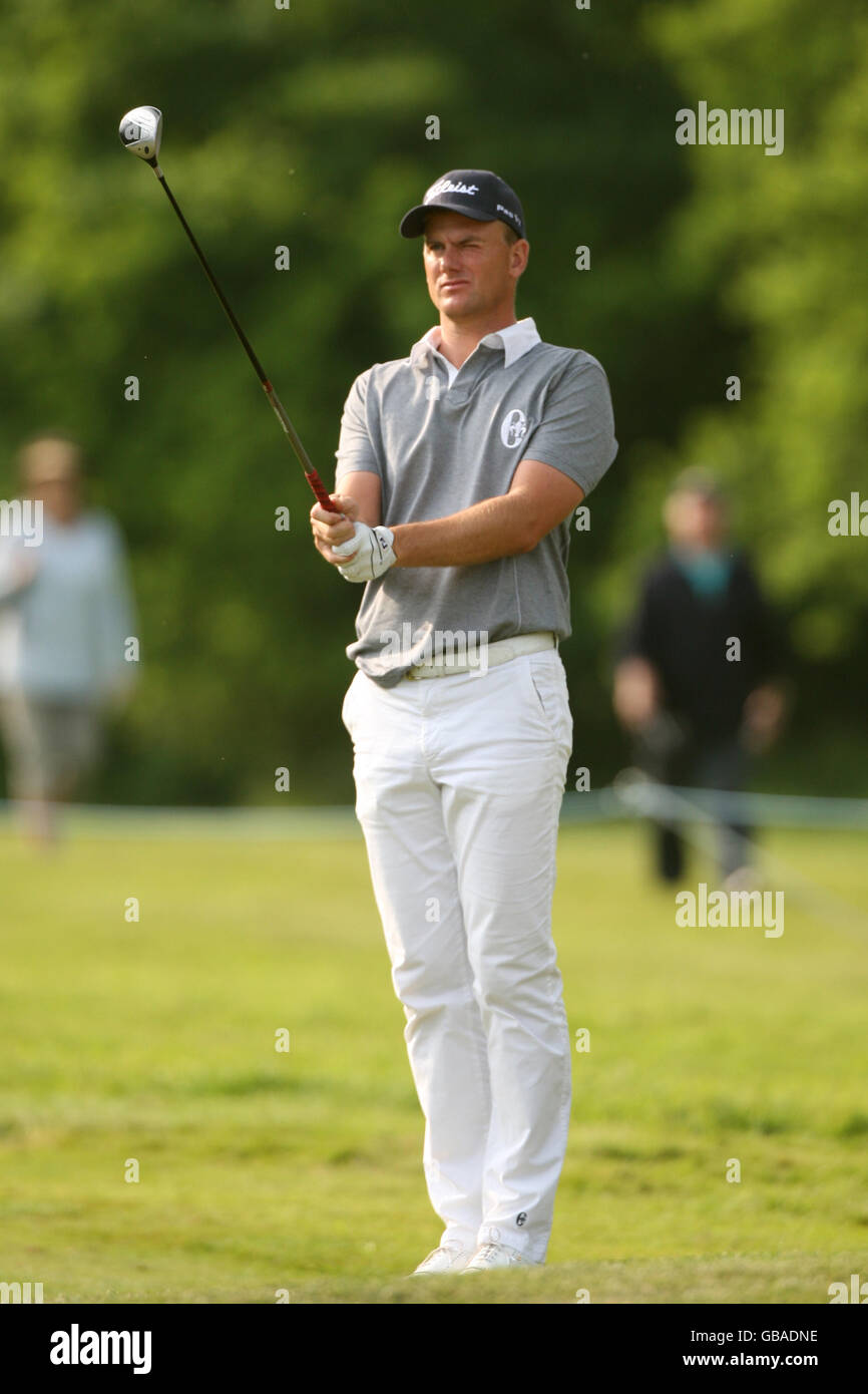 Golf - BMW PGA Championship 2008 - Runde eins - Wentworth Golf Club - Virginia Water. Robert Karlsson, Schweden Stockfoto