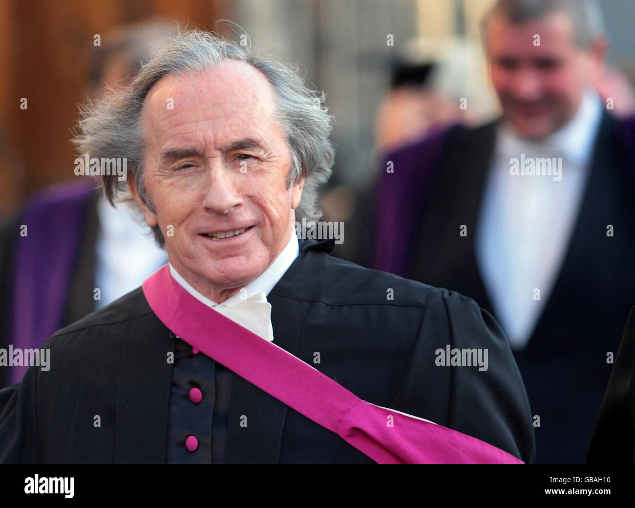 Sir Jackie Stewart erhält Ehrendoktorwürde Stockfoto