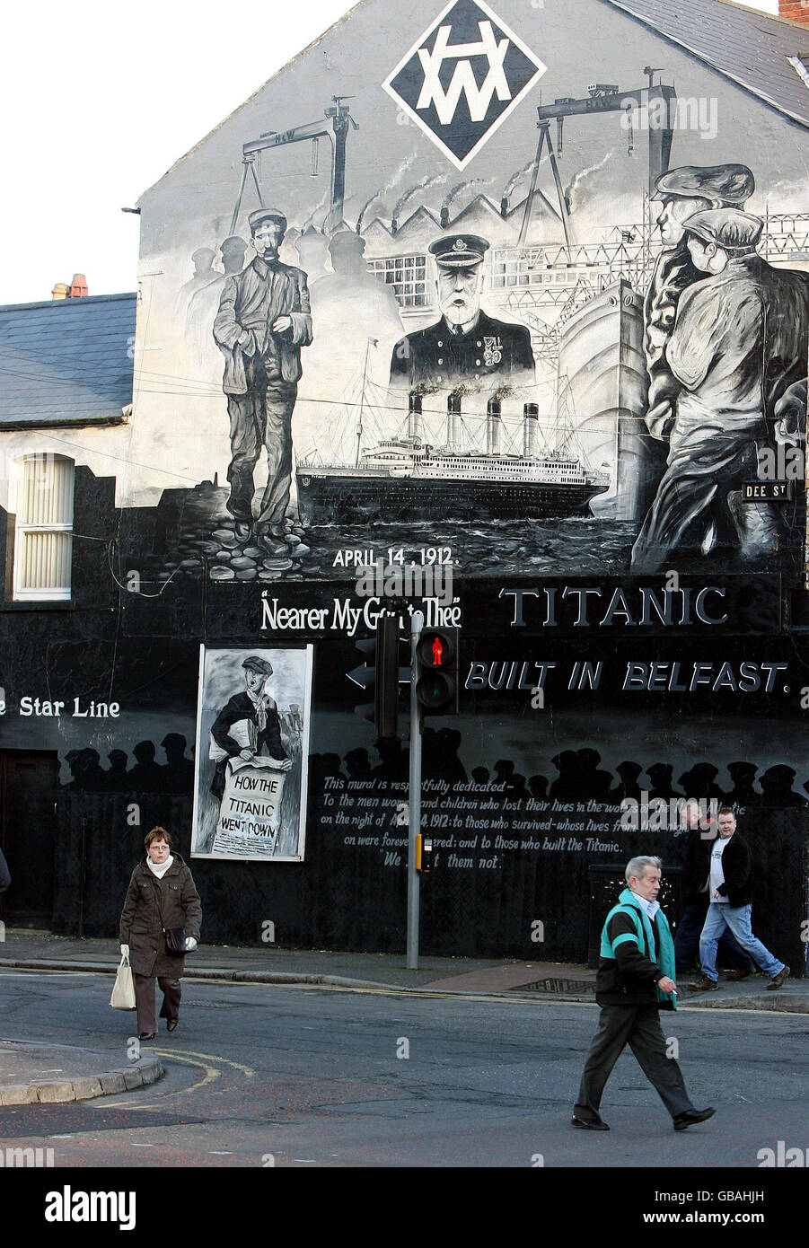 Titanic Signature-Projekt Stockfoto