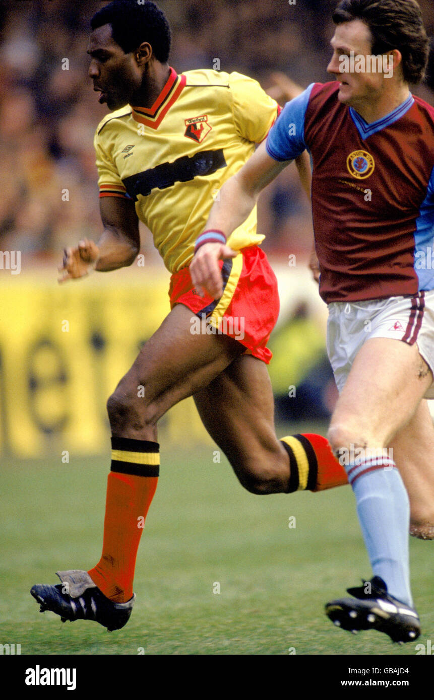 Fußball - Football League Division One - Aston Villa V Watford Stockfoto