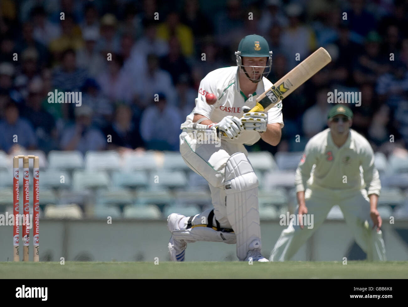 Cricket - mobile 3er - erster Test - Australien V Südafrika - WACA - zweiter Tag Stockfoto