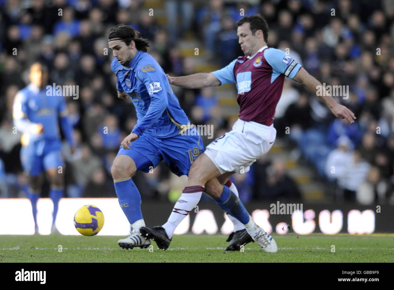 Fußball - Barclays Premier League - Portsmouth V West Ham United - Fratton Park Stockfoto