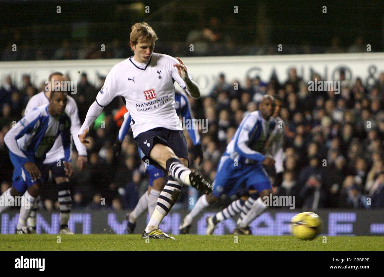 Fußball - FA-Cup - 3. Runde - Tottenham Hotspur V Wigan Athletic - White Hart Lane Stockfoto