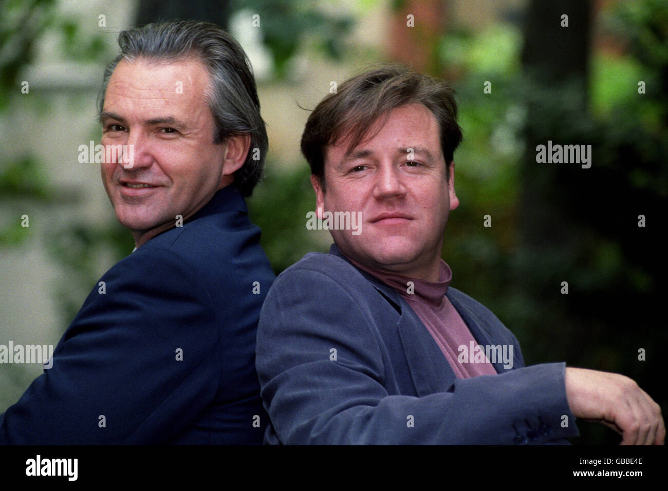 Fernsehen - Larry Lamb und Ray Winstone - 1992 Stockfoto