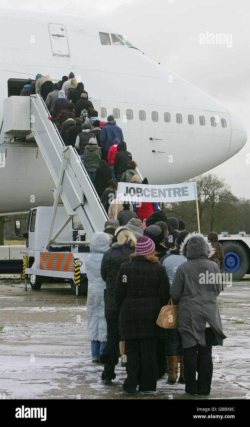 FlyingMatters Kampagne Stockfoto