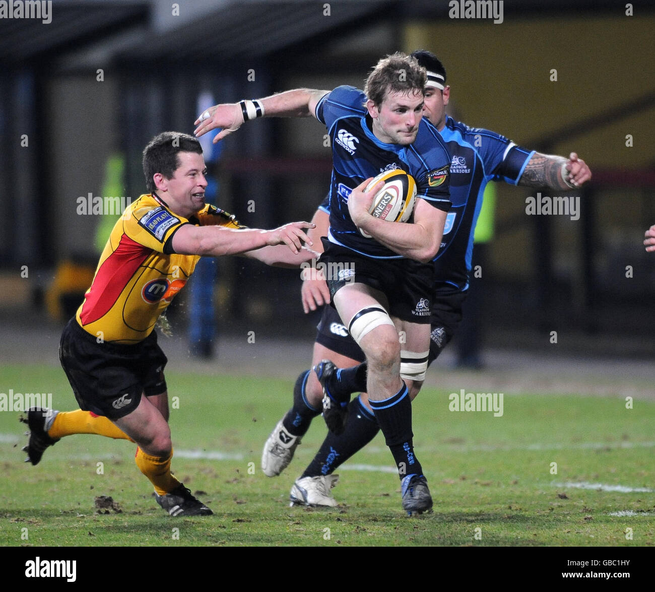 Rugby-Union - Magners League - Glasgow Warriors V Newport Gwent Dragons - Firhill Arena Stockfoto