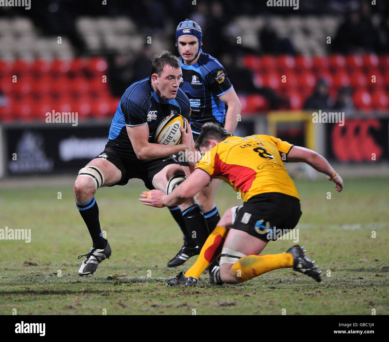 Rugby-Union - Magners League - Glasgow Warriors V Newport Gwent Dragons - Firhill Arena Stockfoto