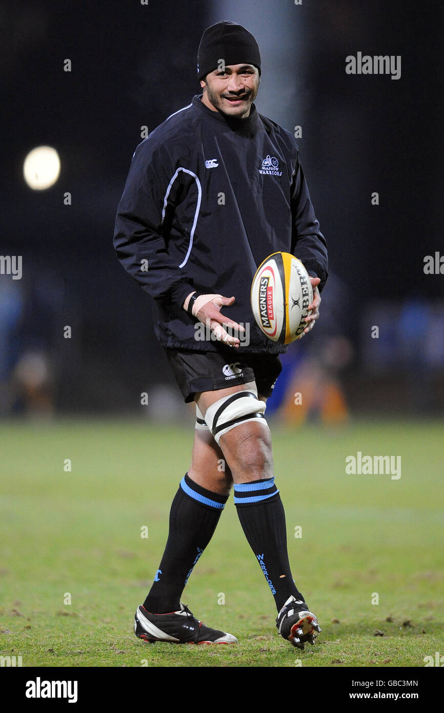 Rugby-Union - Magners League - Glasgow Warriors V Newport Gwent Dragons - Firhill Arena Stockfoto