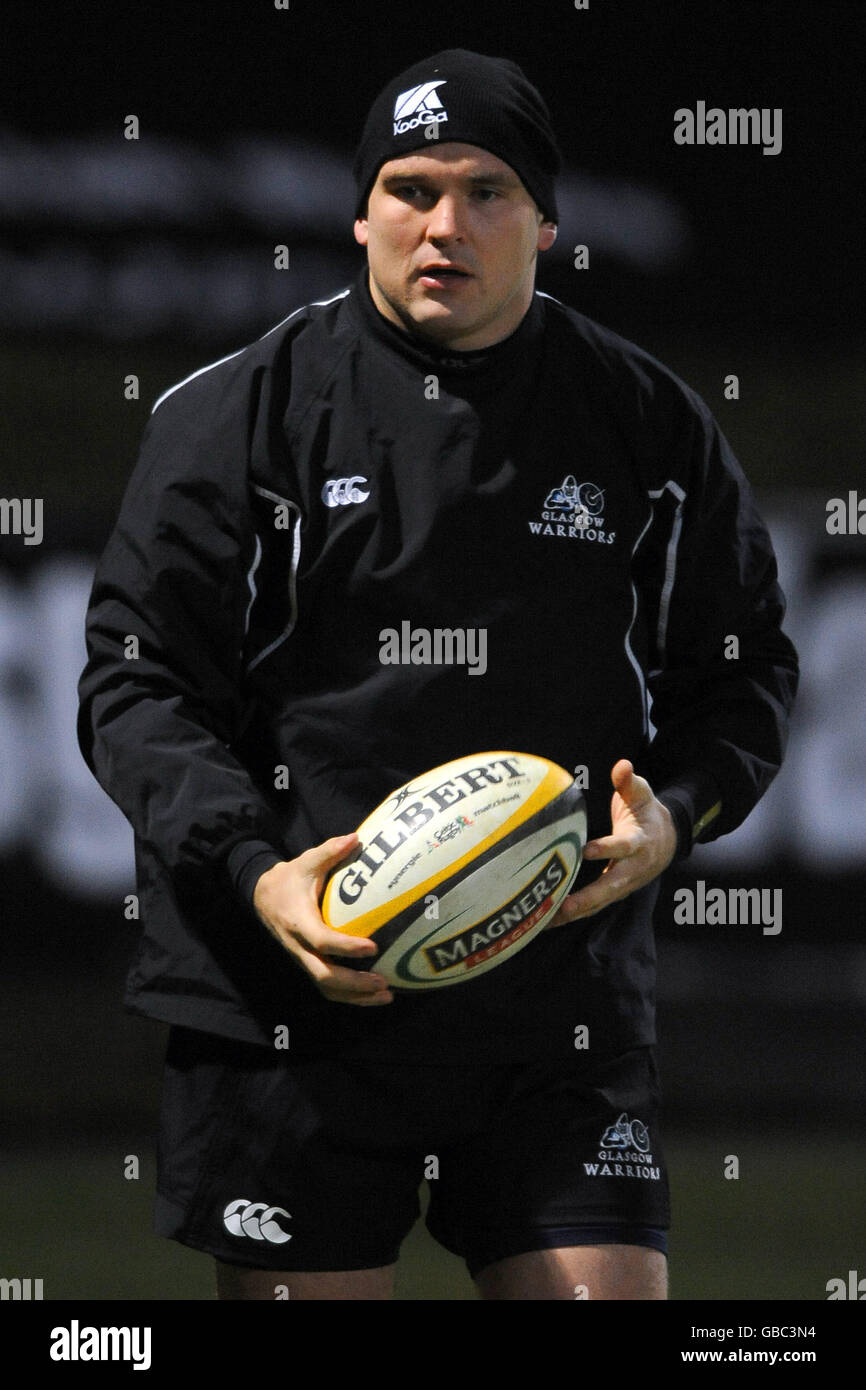 Rugby-Union - Magners League - Glasgow Warriors V Newport Gwent Dragons - Firhill Arena Stockfoto