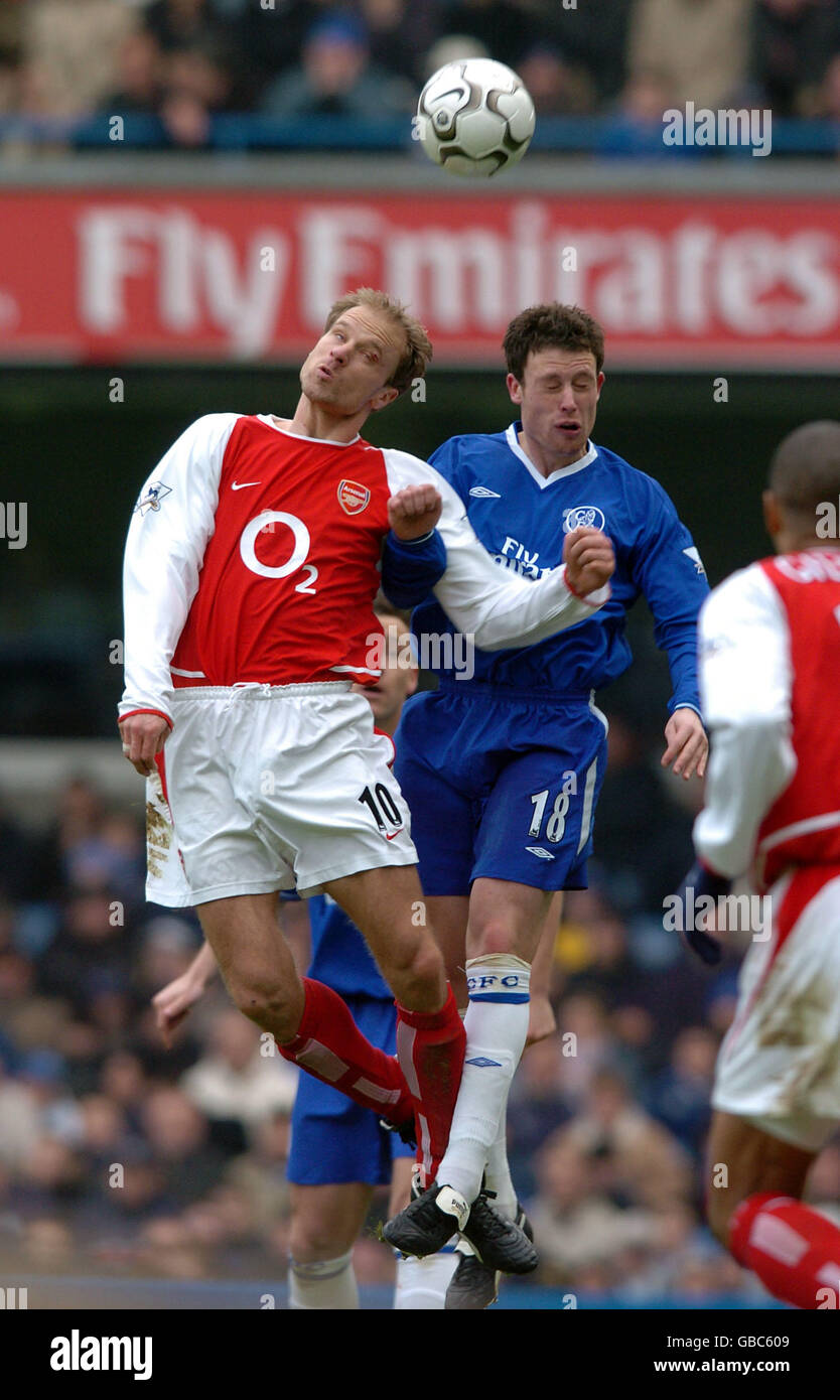 Fußball - FA Barclaycard Premiership - Chelsea V Arsenal Stockfoto