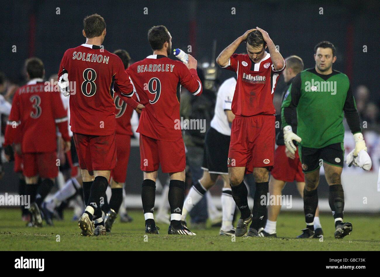 Fußball - Pokal - 4. Runde - Kettering Town gegen Fulham - Rockingham Road Stockfoto