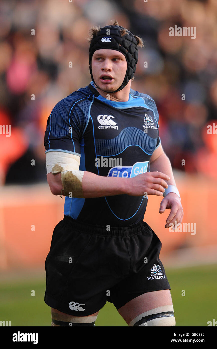 Rugby-Union - Heineken Cup - Pool 5 - Glasgow Warriors V Newport Gwent Drachen - Firhill Arena Stockfoto