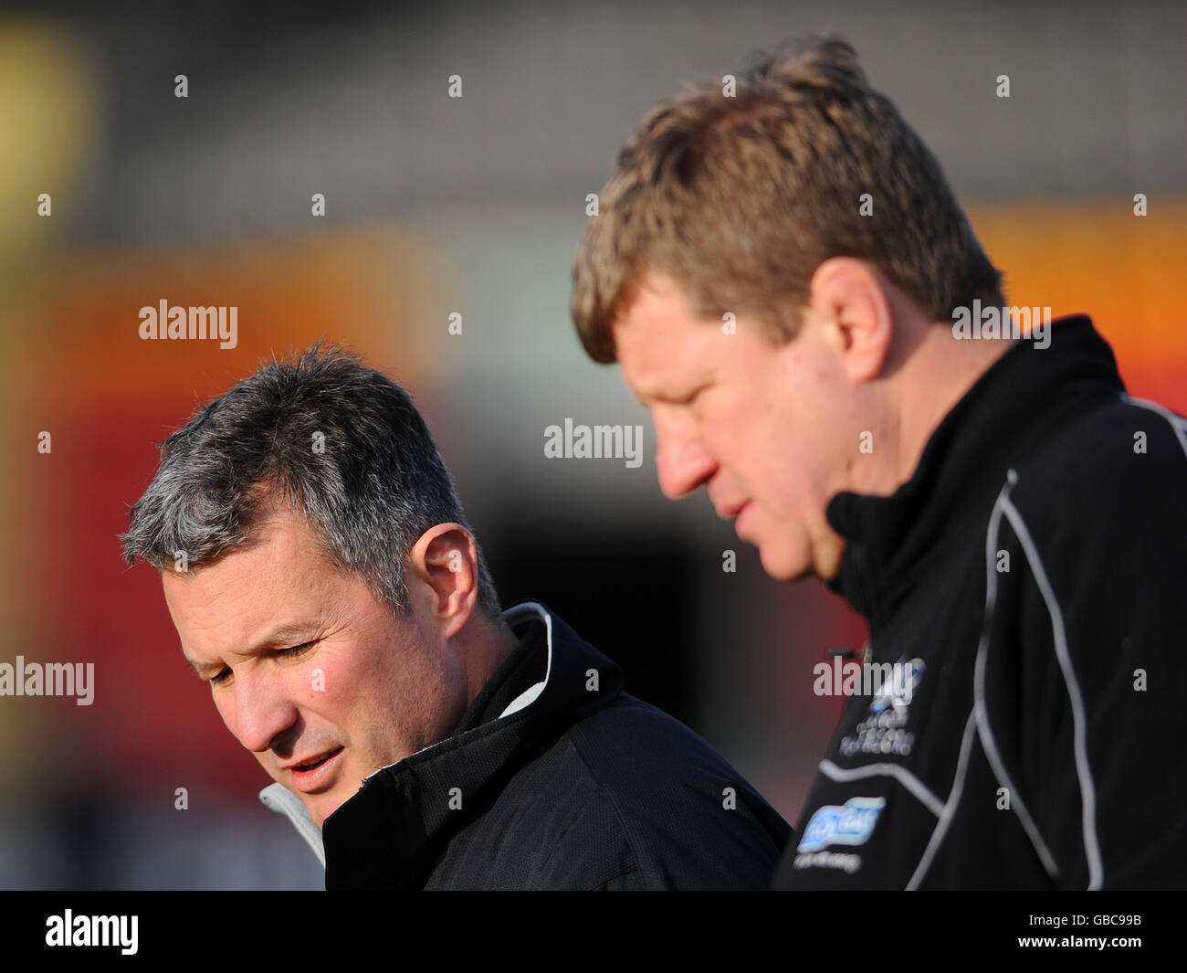 Rugby-Union - Heineken Cup - Pool 5 - Glasgow Warriors V Newport Gwent Drachen - Firhill Arena Stockfoto