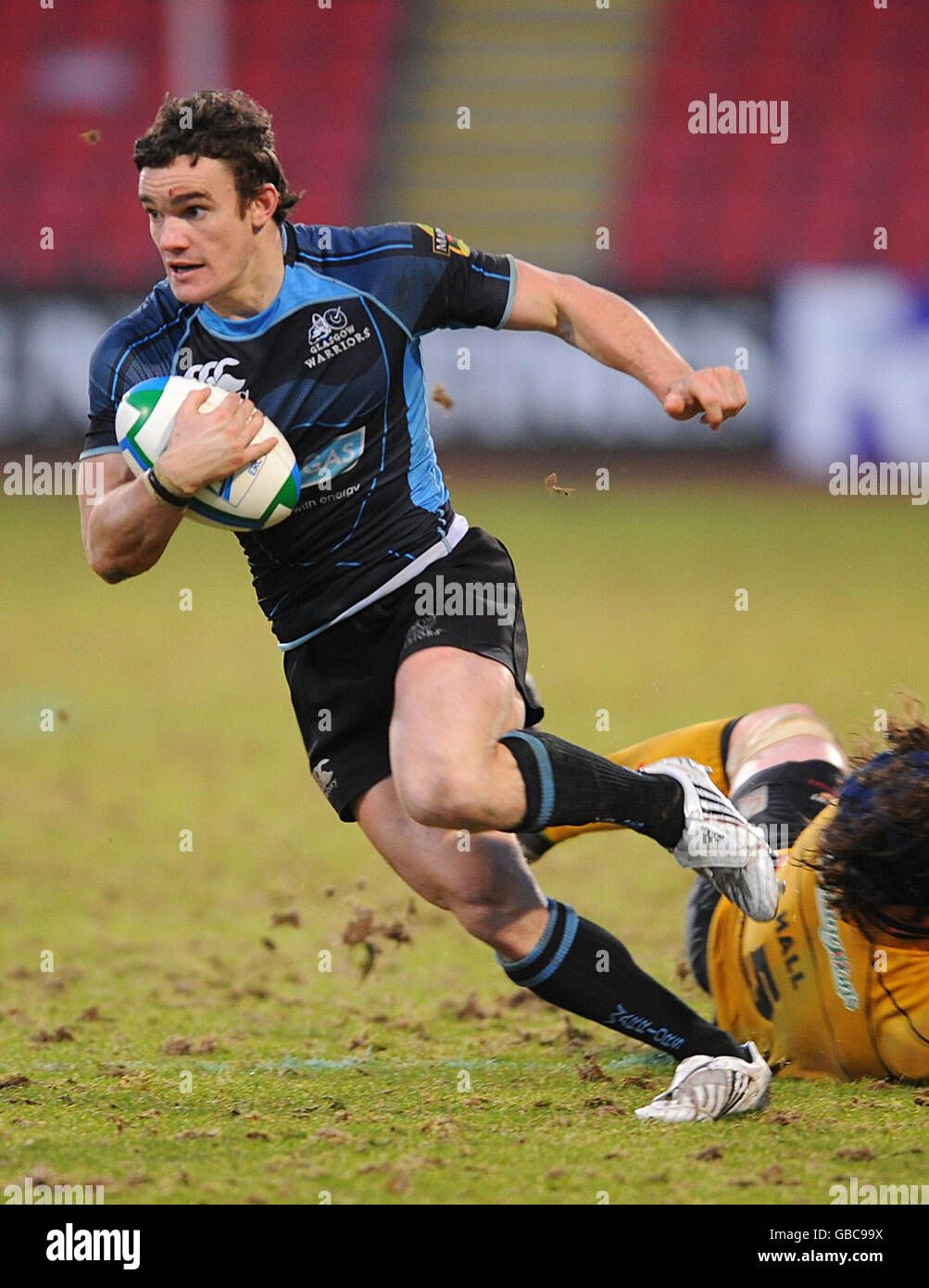 Rugby-Union - Heineken Cup - Pool 5 - Glasgow Warriors V Newport Gwent Drachen - Firhill Arena Stockfoto
