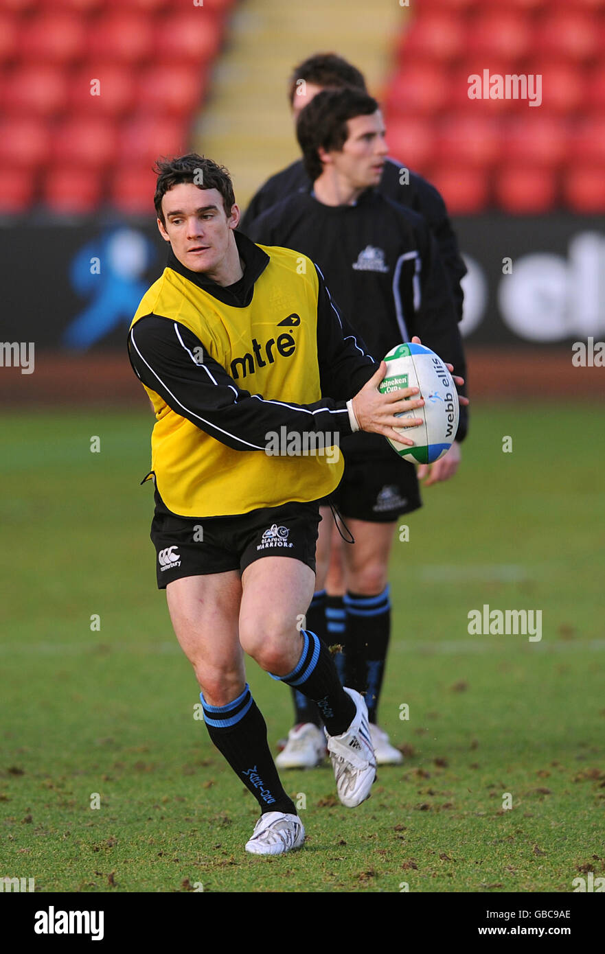 Rugby-Union - Heineken Cup - Pool 5 - Glasgow Warriors V Newport Gwent Drachen - Firhill Arena Stockfoto