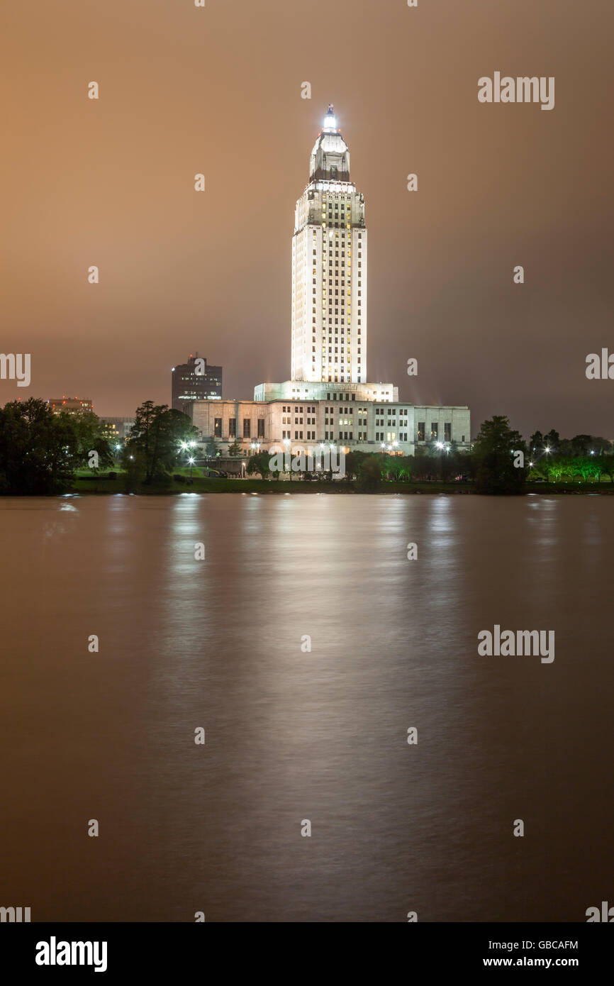 Louisiana State Capitol in Baton Rouge Stockfoto