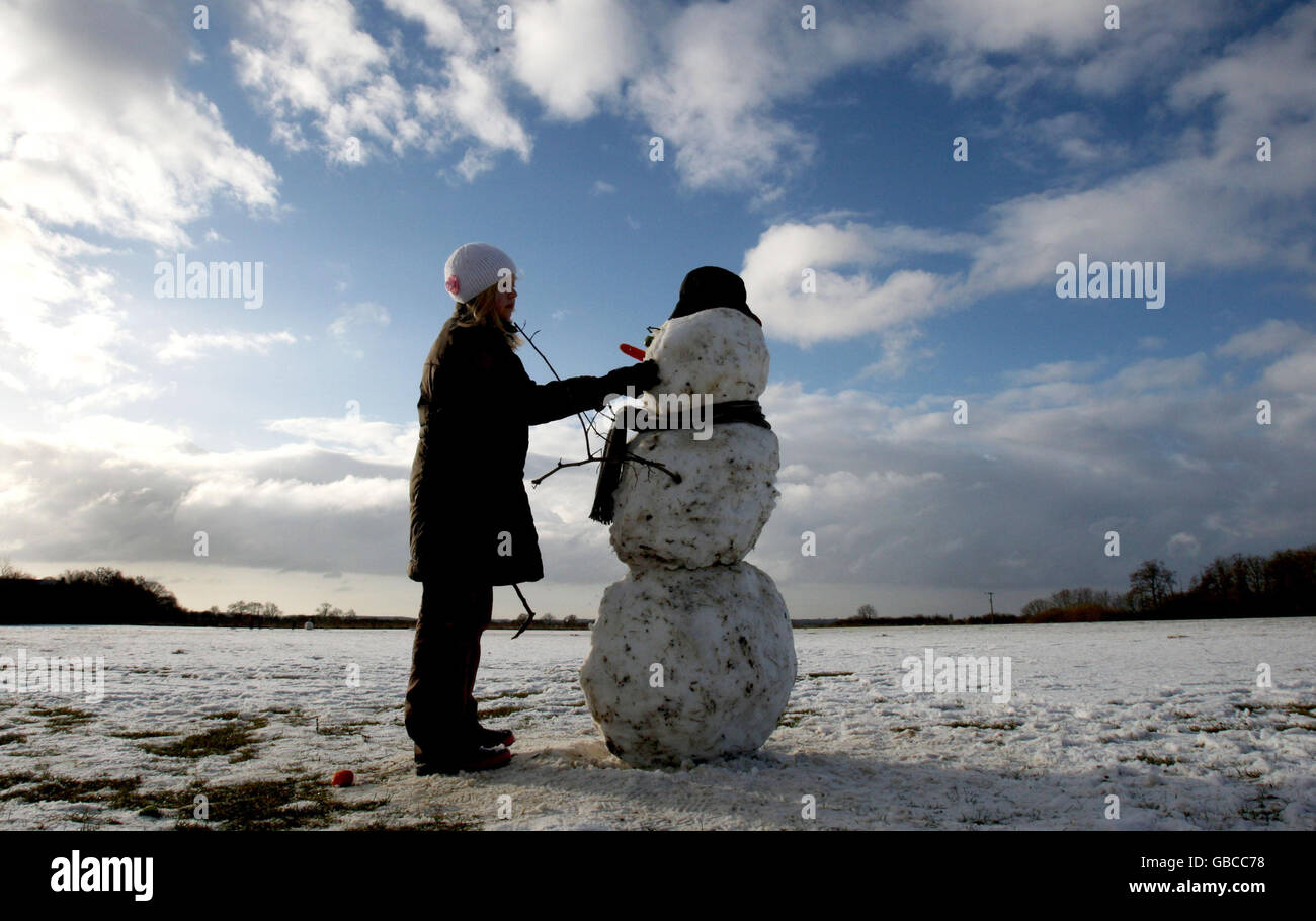 Kaltes Wetter Stockfoto