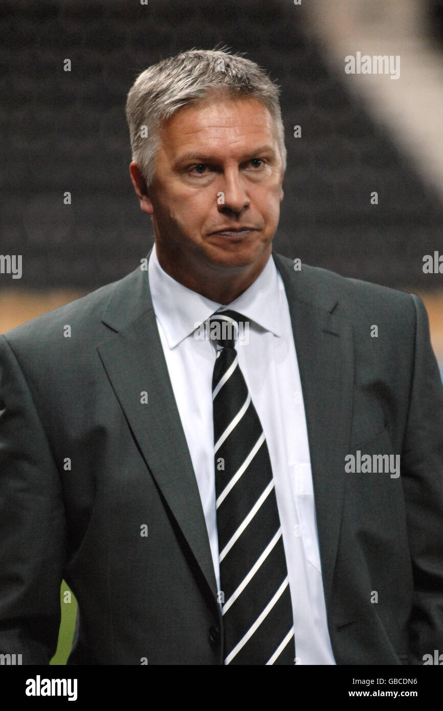 Fußball - Carling Cup - Halbfinale - Erstes Bein - Derby County / Manchester United - Pride Park. Adam Pearson, Vorsitzender von Derby County Stockfoto