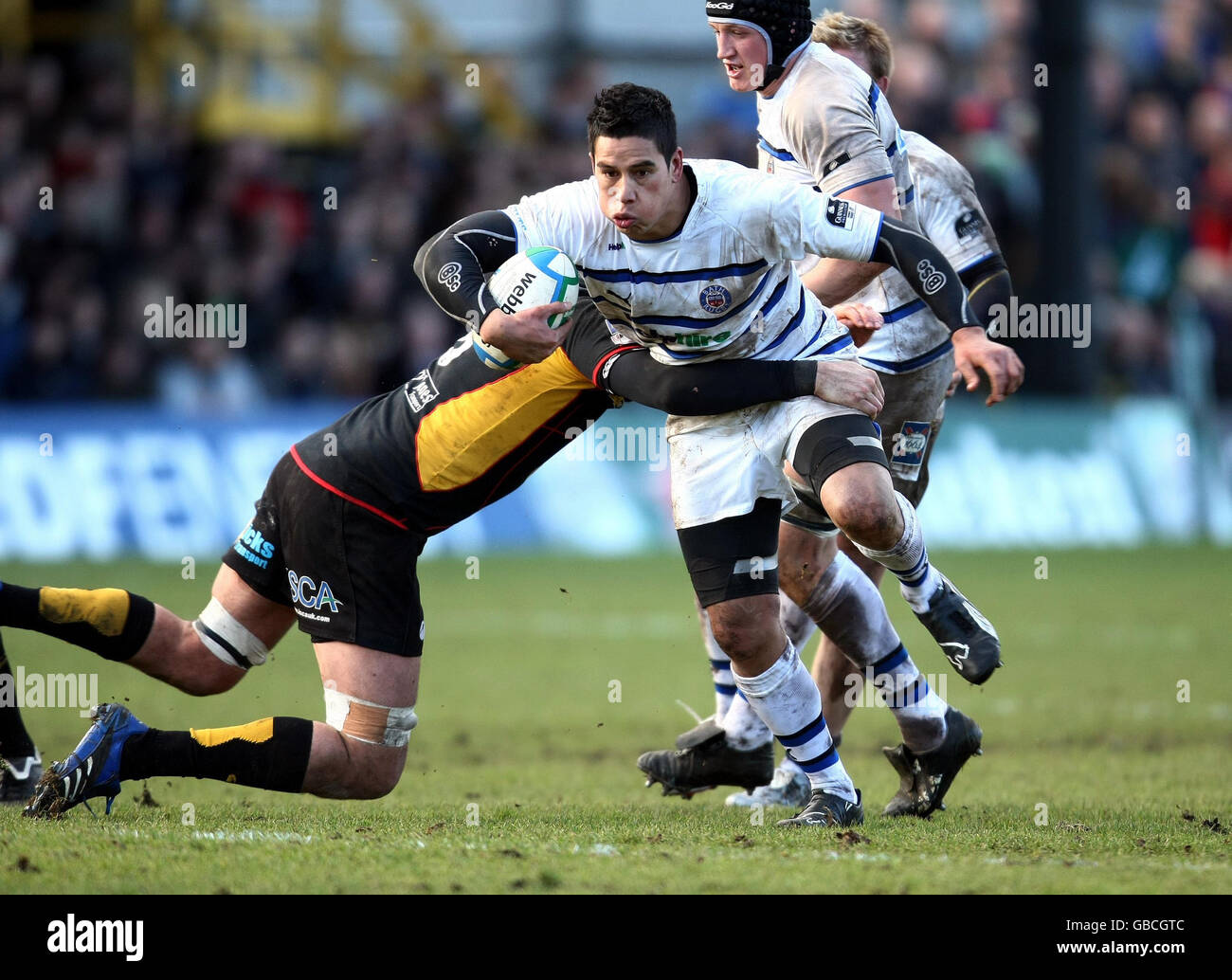 Rugby-Union - Heineken Cup - Pool 5 - Newport Gwent Drachen V Bath Rugby - Rodney Parade Stockfoto