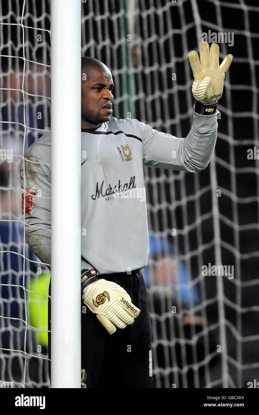 Fußball - Coca-Cola Football League One - Milton Keynes Dons V Colchester United - Stadion: mk Stockfoto