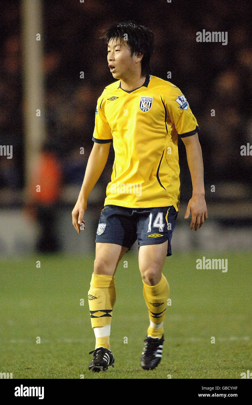 Fußball - FA Cup - Dritte Runde Replay - Peterborough United gegen West Bromwich Albion - London Road Ground. Do-heon Kim, West Bromwich Albion Stockfoto