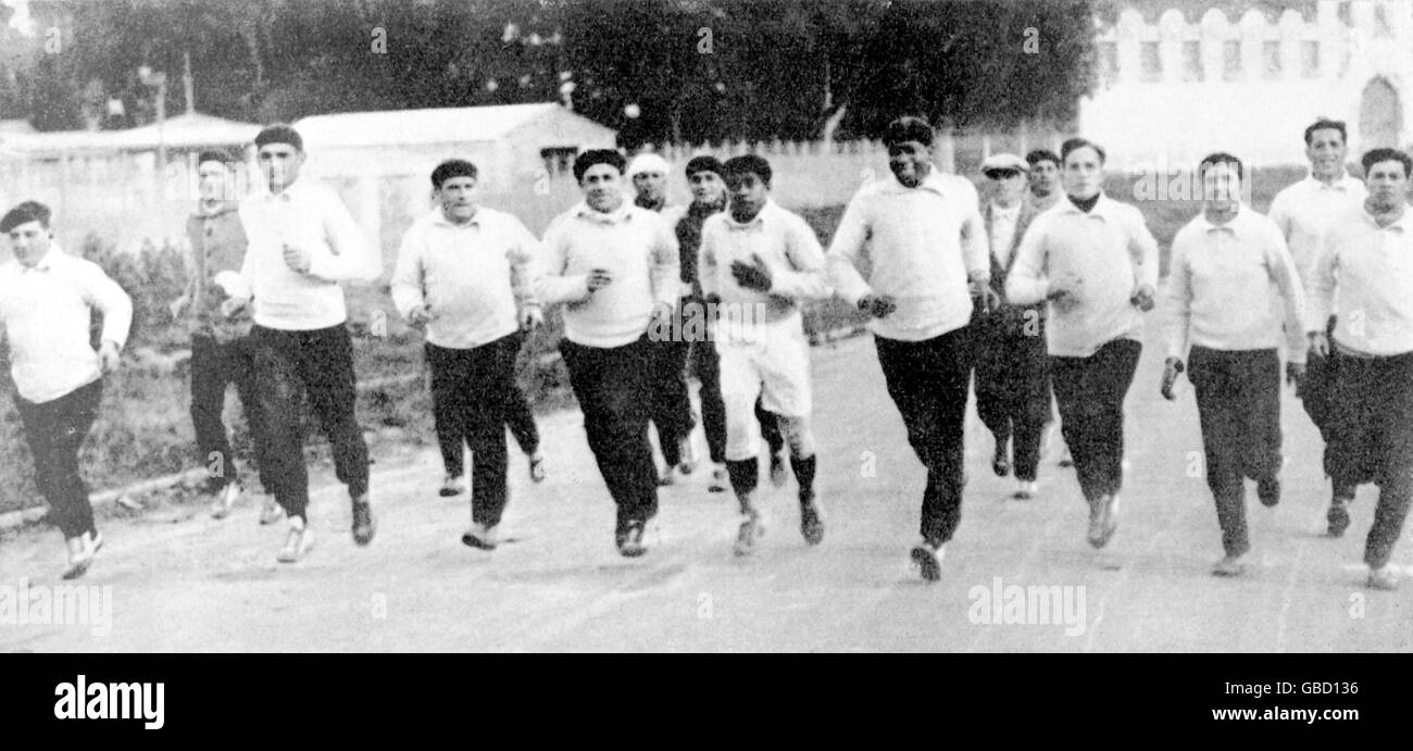 Fußball - Welt Cup Uruguay 1930 Stockfoto