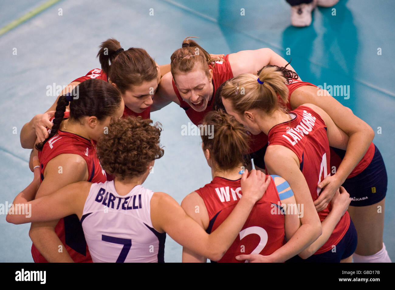 Volleyball - World Championship 2010 Erstrunden - GB Frauen V Israel Frauen - English Institute of Sport Stockfoto