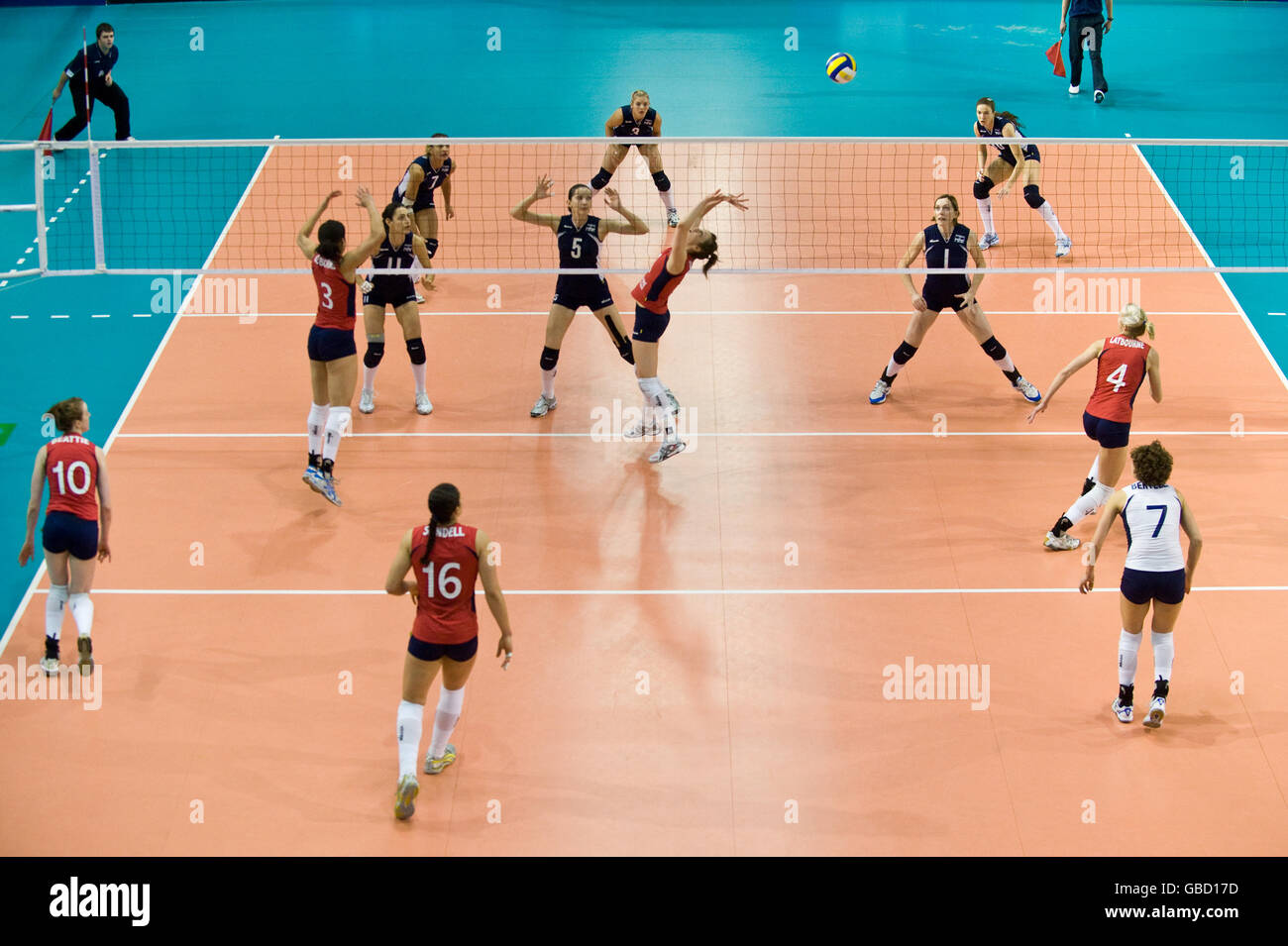 Volleyball - World Championship 2010 Erstrunden - GB Frauen V Israel Frauen - English Institute of Sport Stockfoto