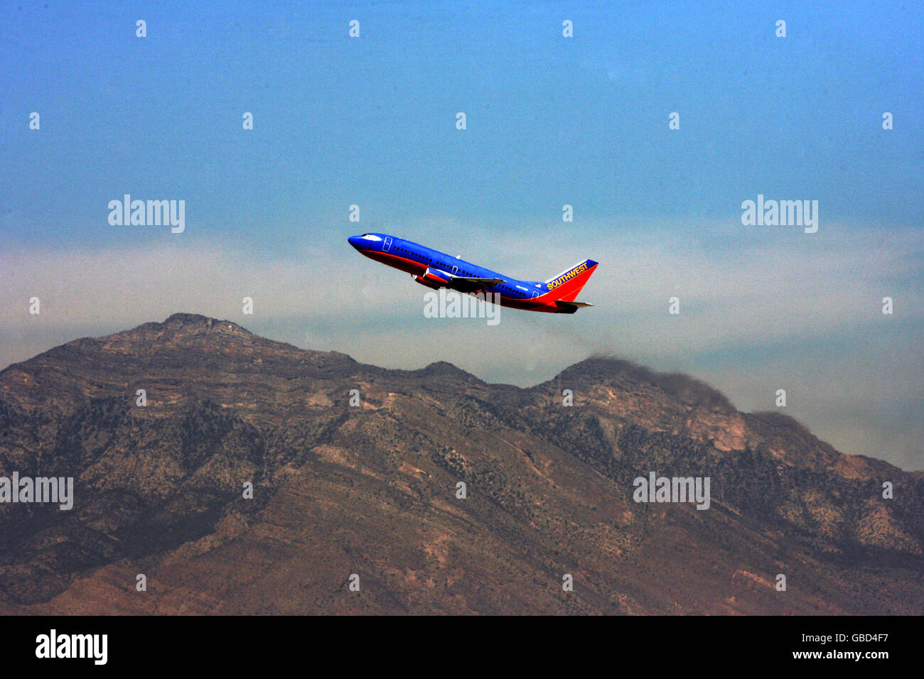 General-Lager - amerikanische Luftfahrt - Las Vegas Airport Stockfoto