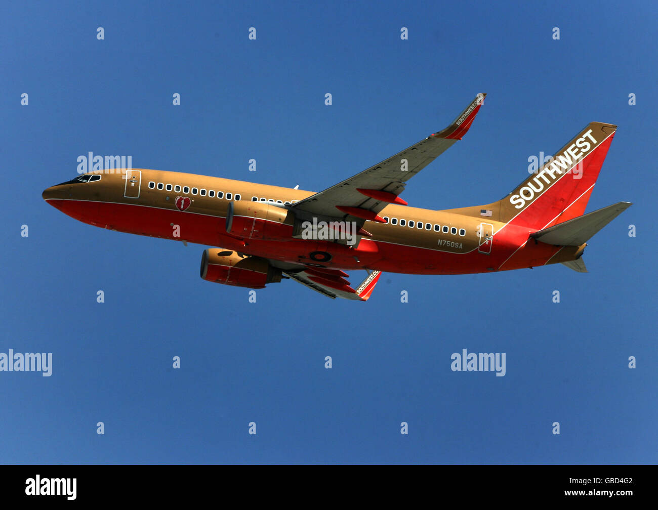 General-Lager - amerikanische Luftfahrt - Las Vegas Airport Stockfoto