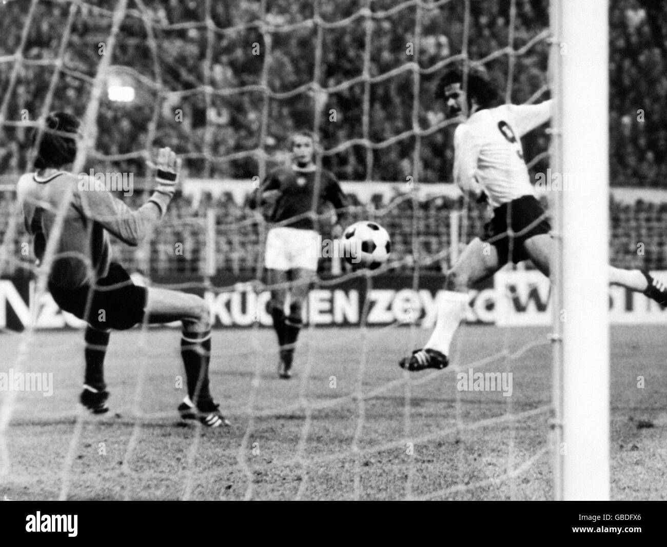 Fußball - freundlich - West Deutschland / Ungarn Stockfoto