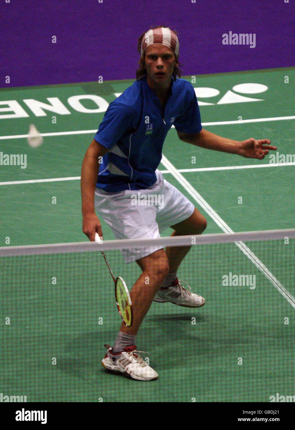 Badminton BadmintonEuropameisterschaft Echo Arena. Marius Fartum