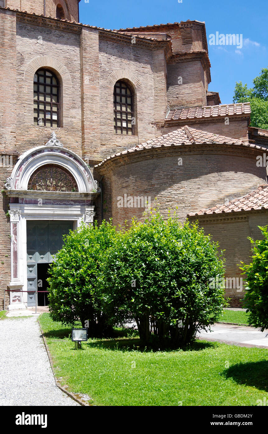 Ravenna, Italien, S Vitale, byzantinische Basilika Stockfoto