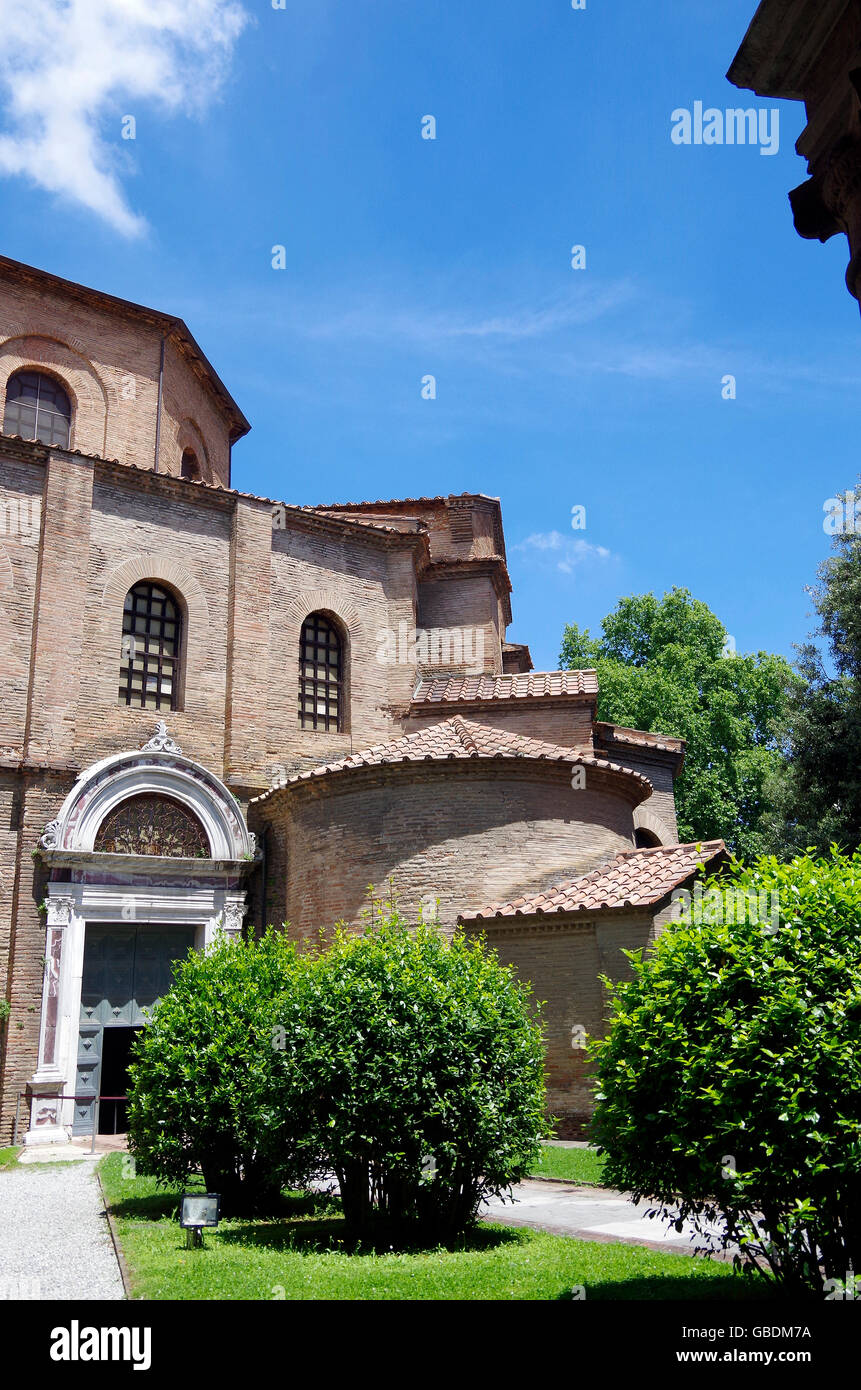 Ravenna, Italien, S Vitale, byzantinische Basilika Stockfoto