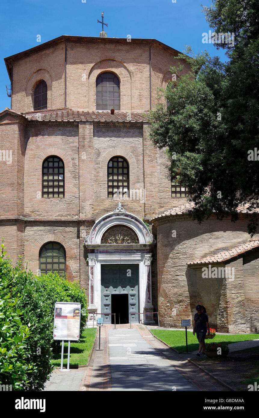 Ravenna, Italien, S Vitale, byzantinische Basilika Stockfoto