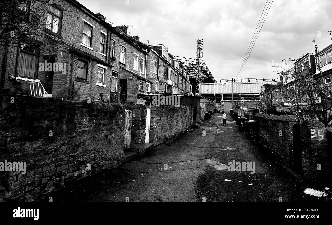 Fußball - Liga - Bradford City - Korallen Windows Fußballstadion Stockfoto