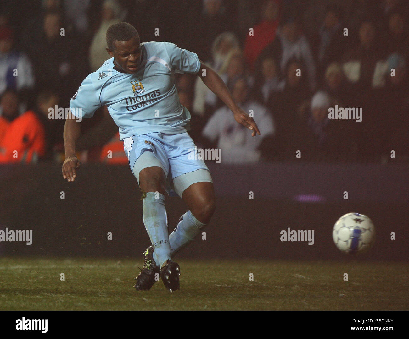 Fußball - UEFA-Cup - Runde der letzten 32 - FC Copenhagen V Manchester City - Parken-Stadion Stockfoto