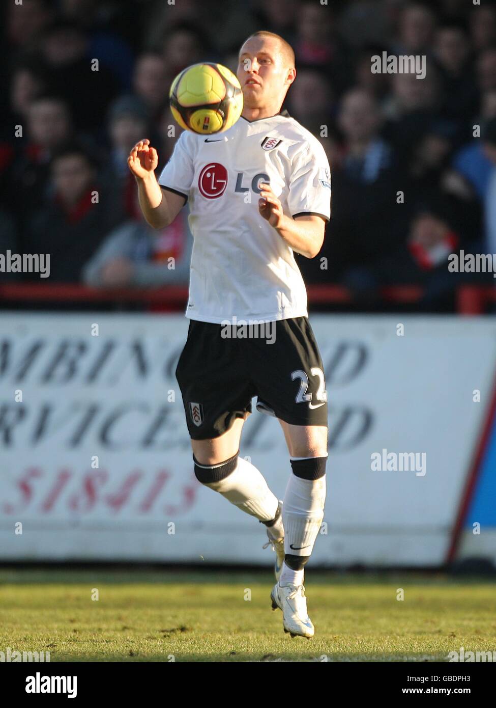 Fußball - Pokal - 4. Runde - Kettering Town gegen Fulham - Rockingham Road Stockfoto