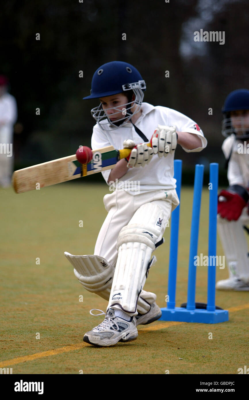 Cricket - Surrey County Cricket Club - Grundkurs in der City of London Freemen Schule Stockfoto