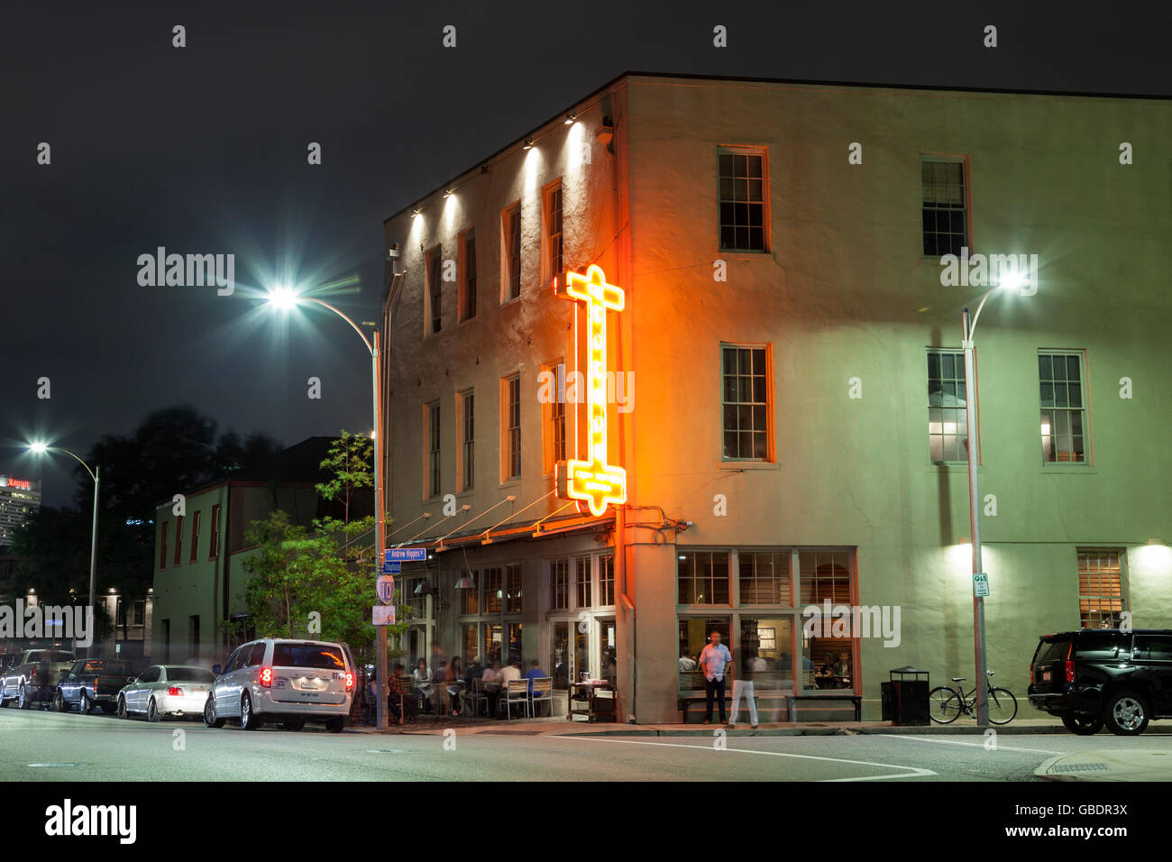 Ecke Bar in New Orleans, Louisiana Stockfoto