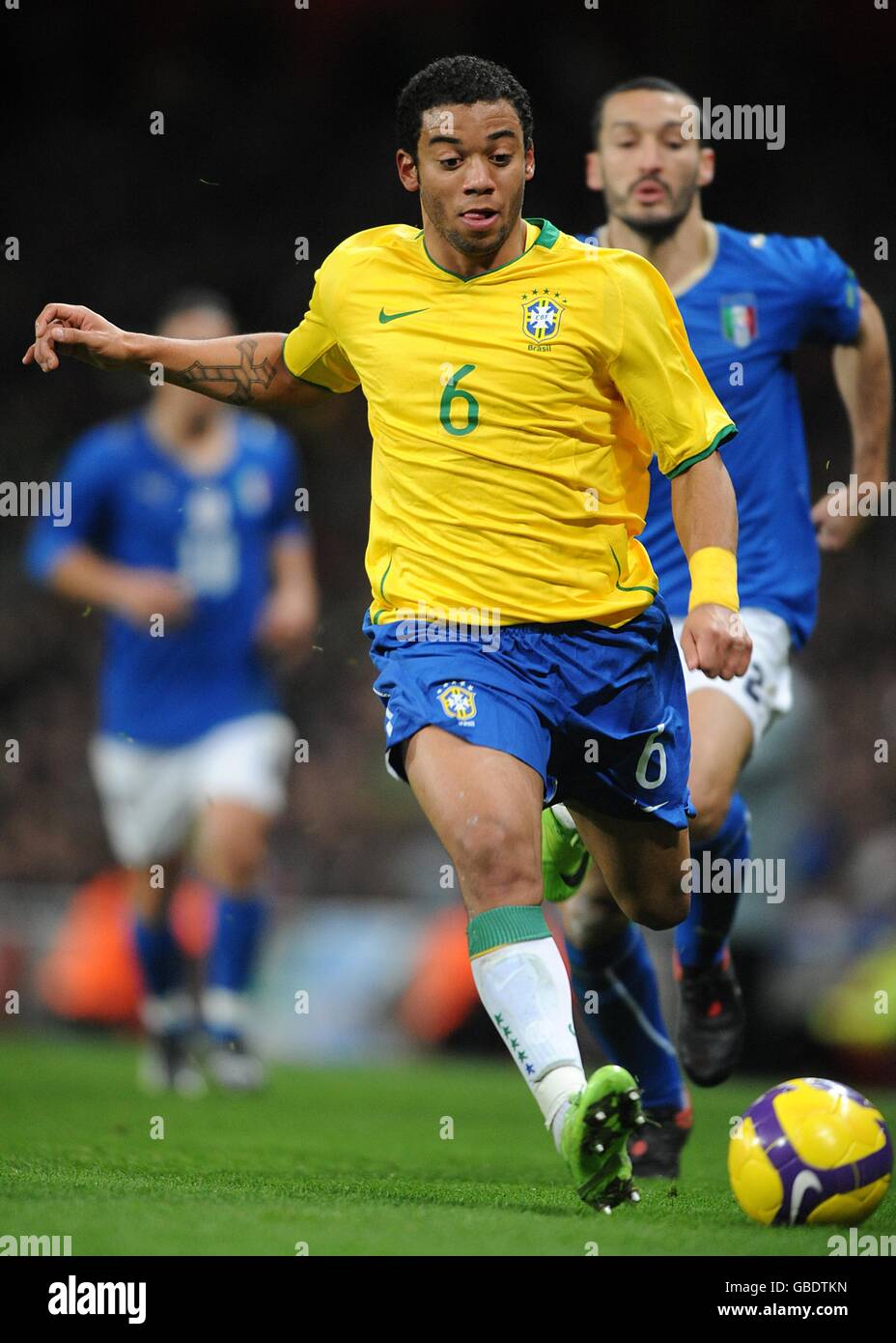Fußball - internationale Freundschaftsspiele - Italien / Brasilien - Emirates Stadium Stockfoto