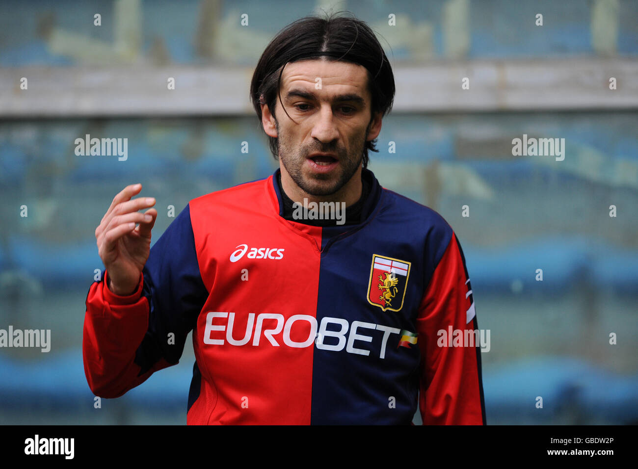 Fußball - Italienische Serie A - Genua - Palermo - Comunale Luigi Ferraris. Ivan Juric, Genua Stockfoto