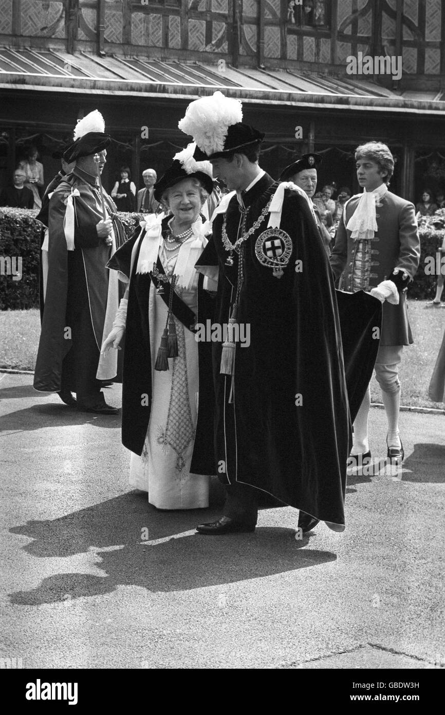 Britische Könige - der königlichen Familie- Stockfoto