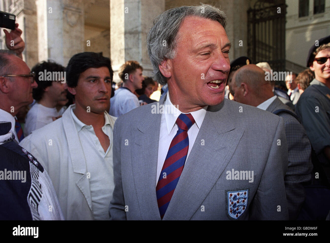 Fußball - Welt Cup Italia 90 - Fans - Cagliari Stockfoto