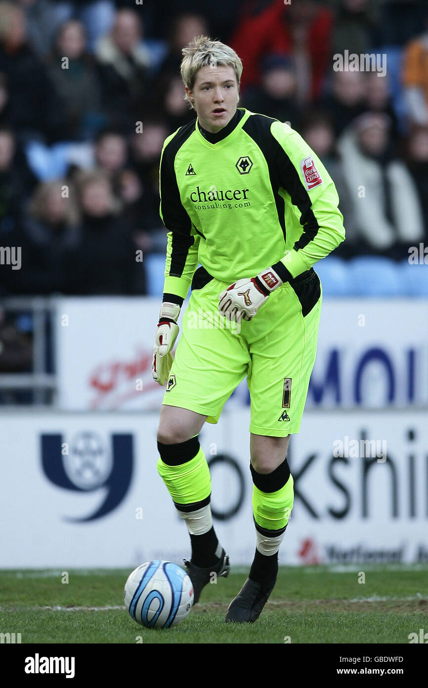 Fußball - Coca-Cola Football League Championship - Coventry City gegen Wolverhampton Wanderers - Ricoh Arena Stockfoto