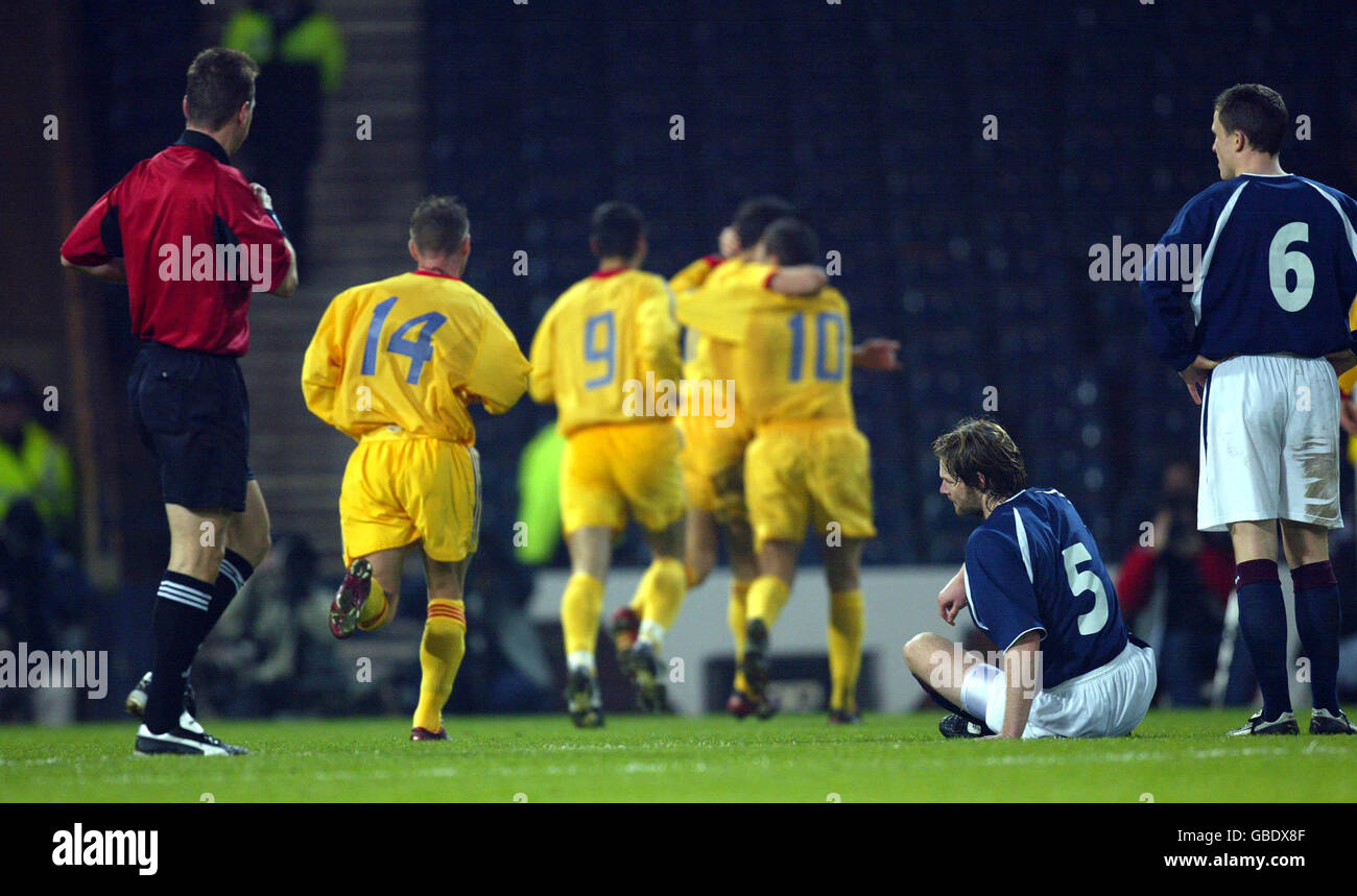 Fußball - internationale Freundschaftsspiele - Schottland V Rumänien Stockfoto