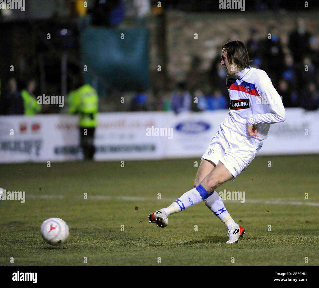 Fußball - Heimkehr - fünfte Runde - Scottish Cup Forfar Athletic V Rangers - Station Park Stockfoto